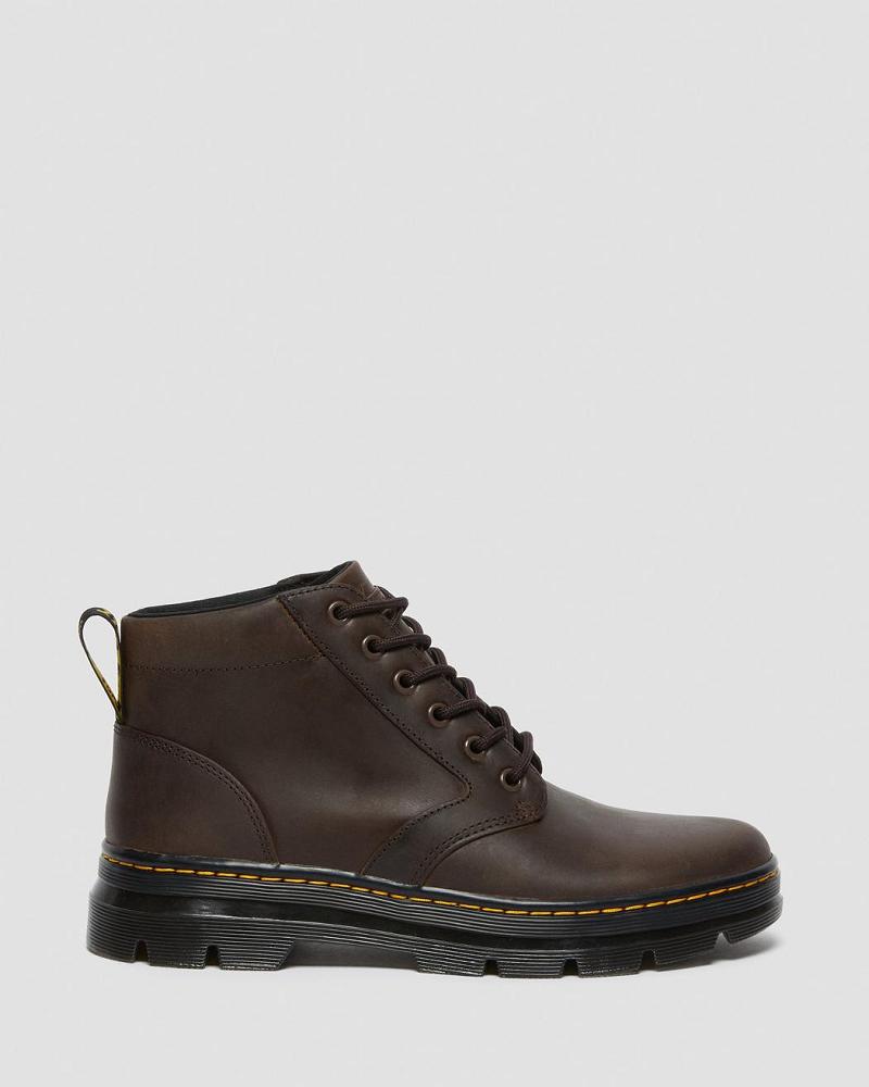 Brown Men's Dr Martens Bonny Leather Casual Boots | CA 460XYU